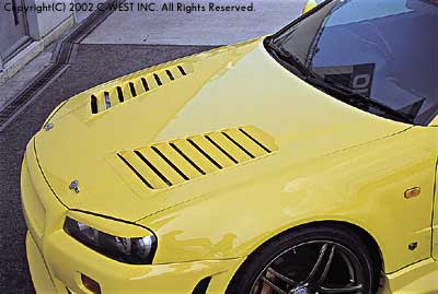 スカイライン[SKYLINE] GT-R BNR34 BNR34エアロボンネット | C-WEST