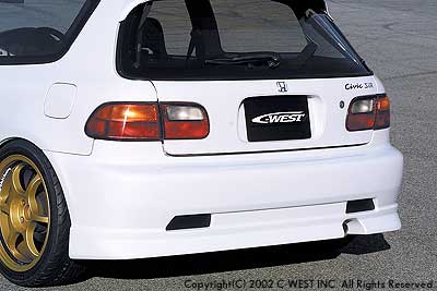 シビック Civic Eg Eg6リアバンパー C West