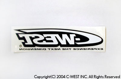 C-WEST 抜き文字ステッカー（250mm）反転の販売 | エアロパーツの開発