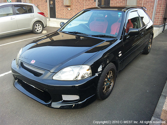 シビック EK9 EK4 前期 後期C-WEST シーウェスト フロントバンパー シビック[CIVIC] EK EKフロントバンパー後期 | C-WEST